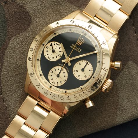 rolex daytona paul newman yellow gold|1963 Rolex daytona reference 6239.